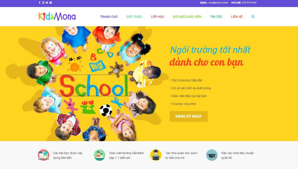 Thiết kế website gia sư tại Nam Định