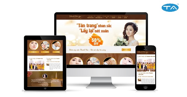 Thiết kế website spa tại Nam Định